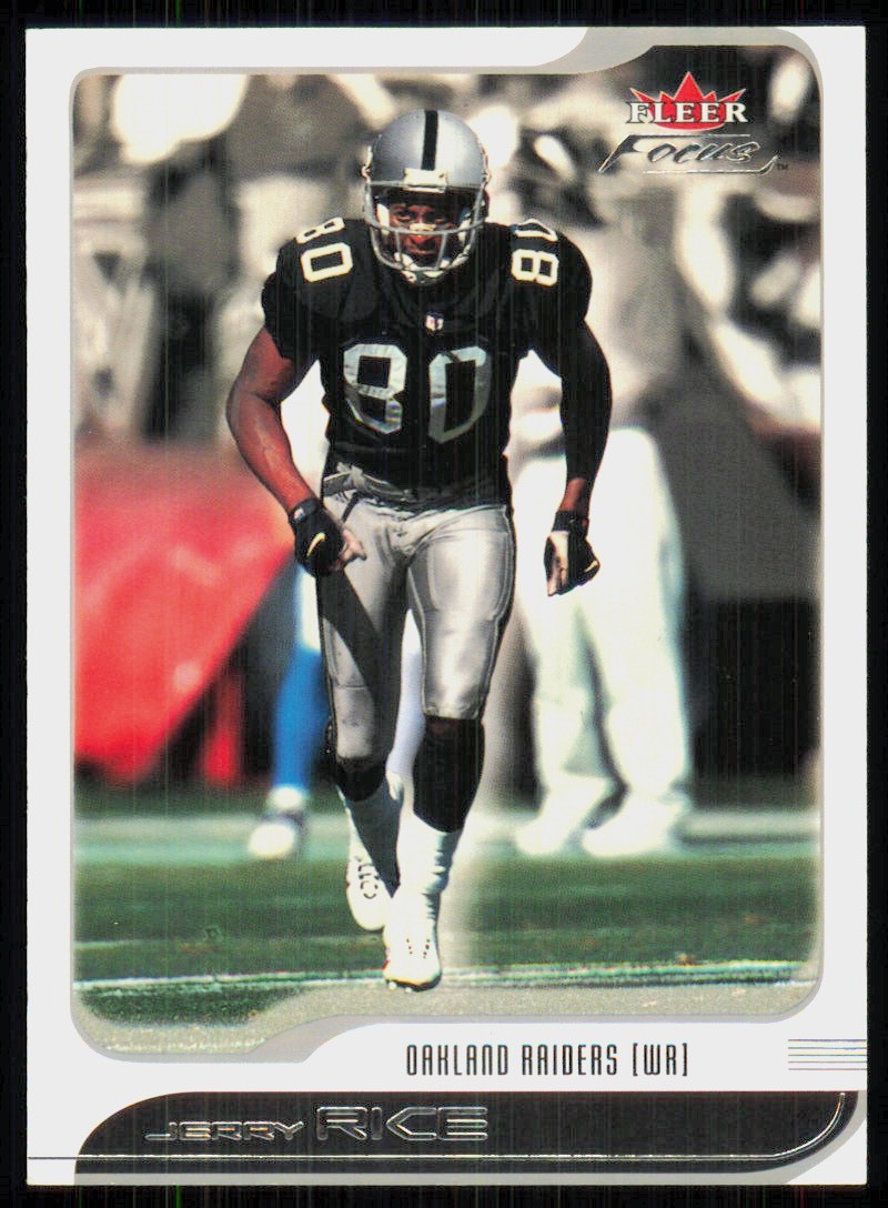 2001 Fleer Focus Jerry Rice Oakland Raiders #35