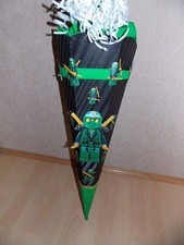 DEKOELEMENTE für Schultüte Lego Ninjago Lloyd ZX grün verschiedene Farben