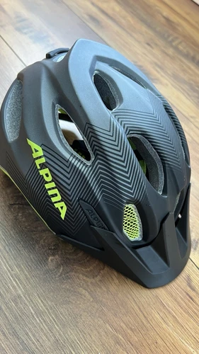 Alpina Carapax Junior😎Fahrradhelm Kind Helm Grau👦Gr. 51-56😎wie Neu