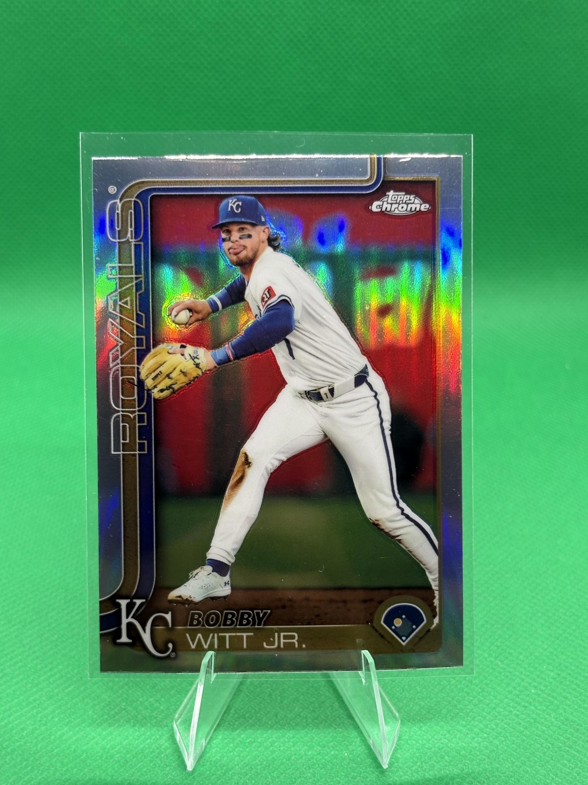 2025 Topps Chrome #93 Bobby Witt Jr. Sepia Refractors