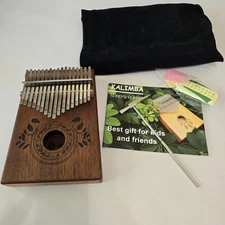 Kalimba 17 Key Thumb Piano with Tuning Mallot + Accessories 