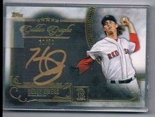 Henry Owens 2016 Topps #FSGC-FSGC-HON Five Star Golden Graphs Auto 10/50 2