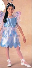 NEW Blue Butterfly Halloween Costume S Child Girls