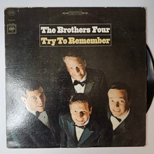 The Brothers Four - Try To Remember 12" Record 1966 Columbia Folk RPM Stereo
