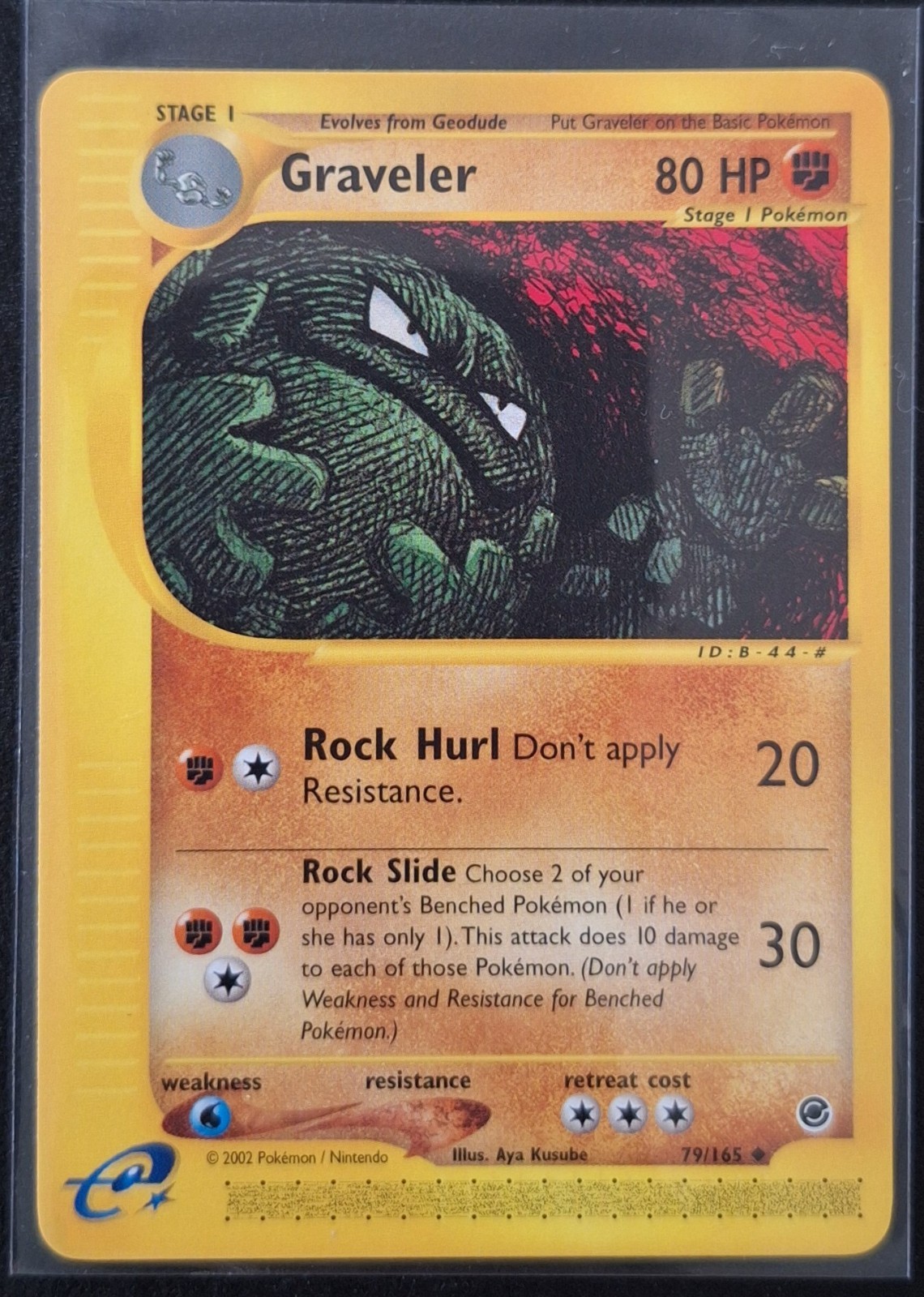 Pokemon -Graveler 79/165 - Uncommon - Expedition - Mint