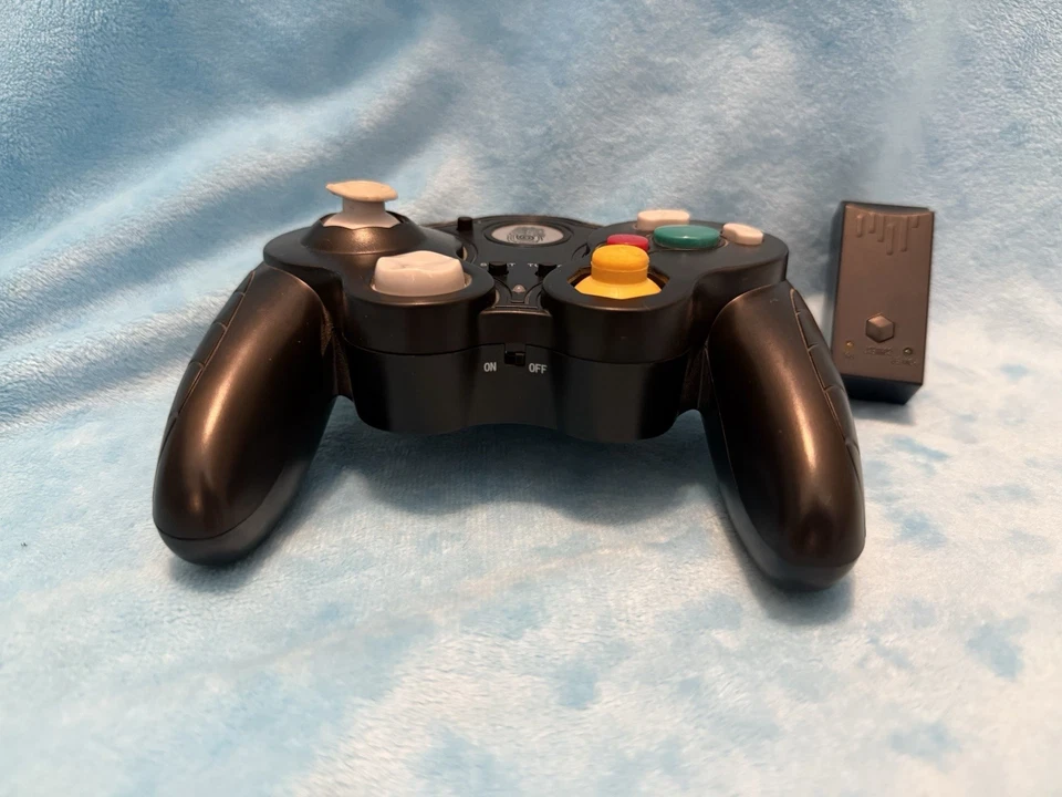 Nintendo GameCube Psyclone Wireless Controller with Receiver Tested Genuine OEM - Image 3 of 4