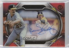 2021 Topps Tribute Engraved Greats Red 10/10 Dennis Eckersley Auto HOF 12x6