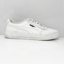 Puma Womens Carina 374106-01 White Casual Shoes Sneakers Size 7.5