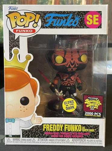 Funko Pop! Star Wars - Freddy Funko as Darth Maul Glow In The Dark LE 2000
