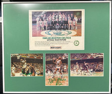 Larry Bird Robert Parish & Kevin McHale Autographed Framed Photos BAS HOF