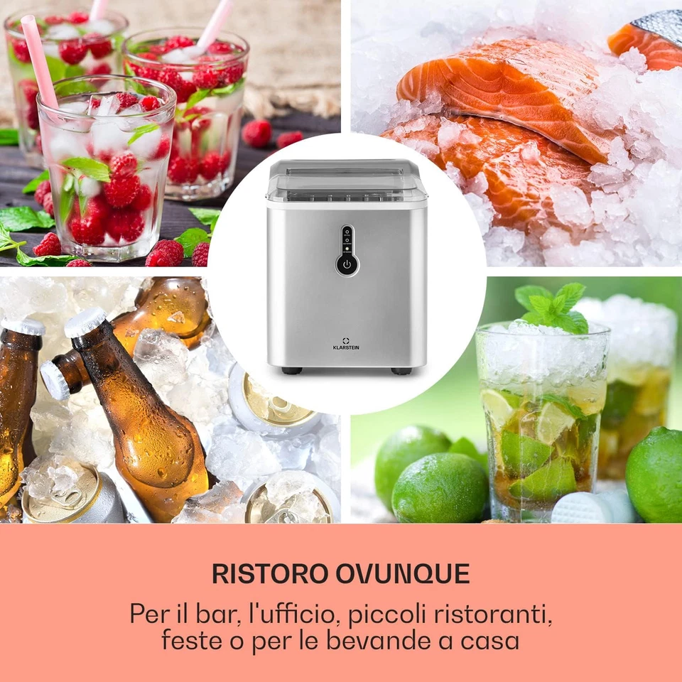 Macchina Ghiaccio 1.5L, Macchina Del Ghiaccio Professionale, Fabbricatore Ghiacc - Immagine 3 di 4