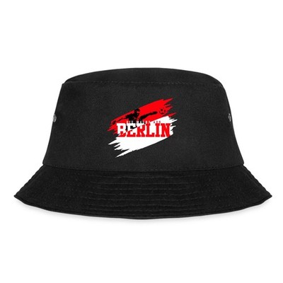 Die Macht Aus Berlin Rot-Weiß Fußball Fan Bucket Hat