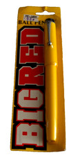 Vintage Parker Big Red Ballpoint Pen Yellow NOS Made in USA Pic N Save Sticker