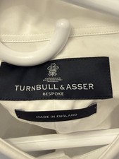 Turnbull And Asser Bespoke White Shirt