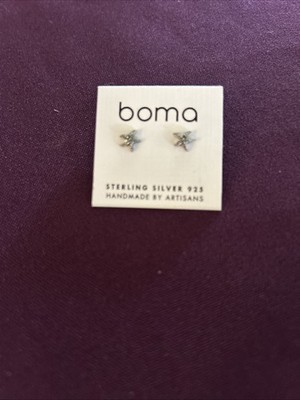 Boma sterling silver Starfish stud earrings