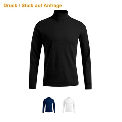 PROMODORO Herren Rollkragen T-Shirt Baumwolle Langarm Shirt XS-3XL 3407 NEU