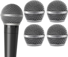 4 PCS SM58 Microphone Head Replacement, Standard Size Grille Mic Replacement Foa
