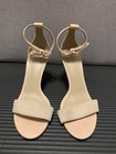 Tory Burch Ellie Stiletto Pink Suede Leather Sandals Heels Sz 7M — photo 3