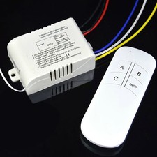 1/2/3 Ways ON/OFF 220V Wireless Receiver Lamp Light RF Remote Control Switch.new