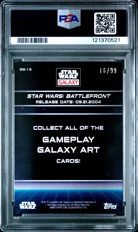 2022 Star Wars Galaxy Battlefront Green #/99 PSA 10 Xbox Case Color Match - Image 2 of 3