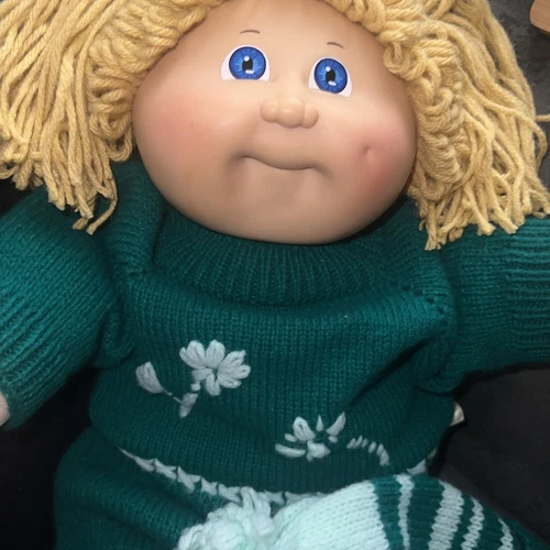 Vintage Original 1986 Xavier Roberts Cabbage Patch Dbl Pony Big Blue Eyes HM #3