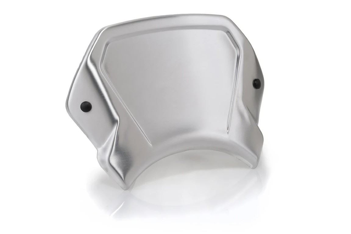 Puig Silver Aluminium Fly Screen Triumph Scrambler 1200 X 2024-2026