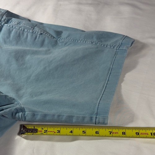 J. Crew womens light blue basic flat front 7" inseam chino shorts - size 10 - Picture 9 of 10