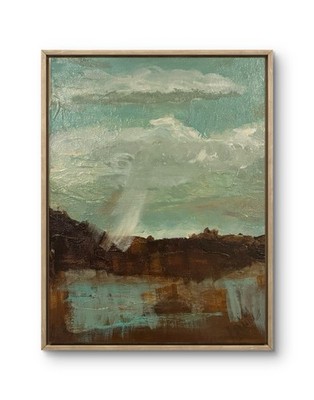 Landscape 11x14 Abstract Impression Original Fine Art Canvas, One Of A Kind