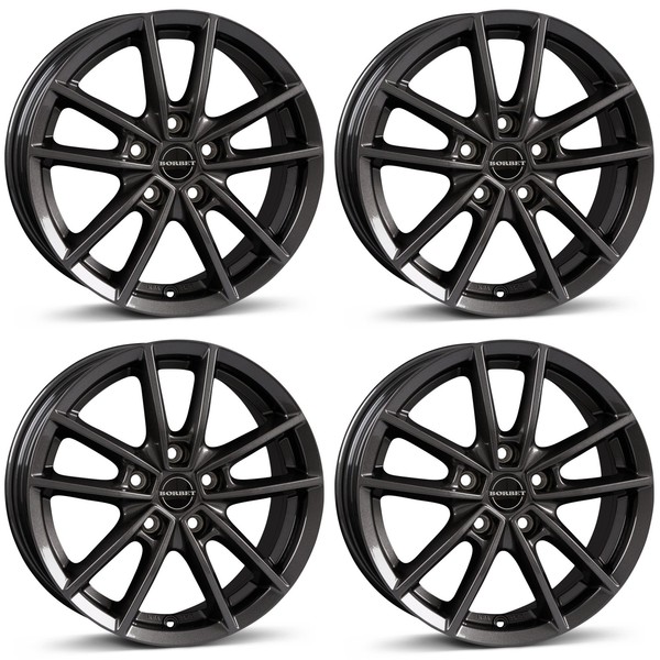 4 Borbet Felgen W 8.0X20 ET45 5X108 ANT FüR MCC Smart #1 #3-image