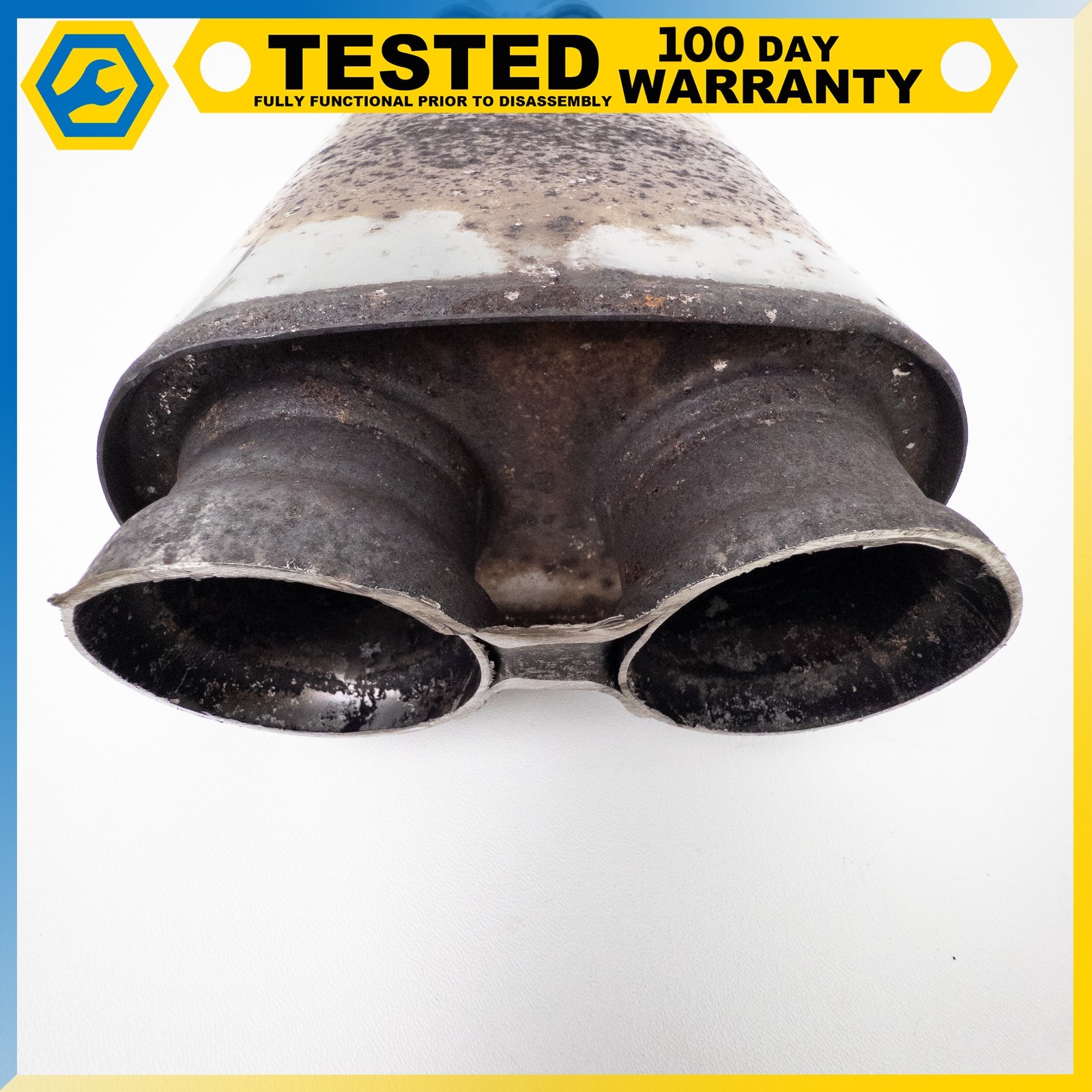 14-17 MASERATI QUATTROPORTE CENTRAL EXHAUST RESONATOR SILENCER MID PIPE OEM