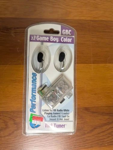 NEW Sealed Performance Tini Tuner Game Boy Color GBC FM Radio Accessory Vintage