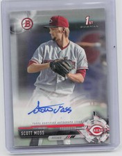2017 Bowman #PA-SM Scott Moss Paper Prospect Autographs