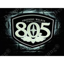 Firestone Walker Brewing 805 3D LED Light Beer Sign Neon Lamp 17"