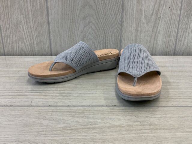 Lifestride Poolslide Thong Sandal - Women's Size 10W Grey Multi NEW MSRP $85 Lifestride Poolslide Thong Sandal - Women's Size 10W Grey Multi NEW MSRP $85