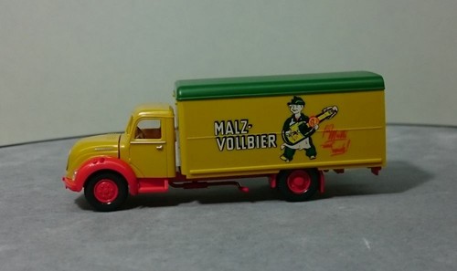 Wiking H0 855 40 34 Magirus Koffer-LKW "Malz-Vollbier" NEU & OVP - Bild 3 von 5