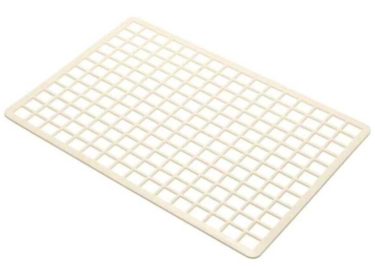 Addis Washing Up Plastic Kitchen Sink Draining Protector Mat Easy Clean - Linen