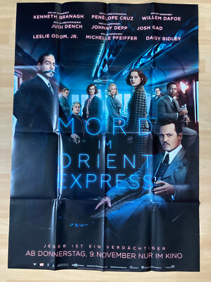 Filmposter * Kinoplakat * A0 * Mord im Orient - Express * 2017
