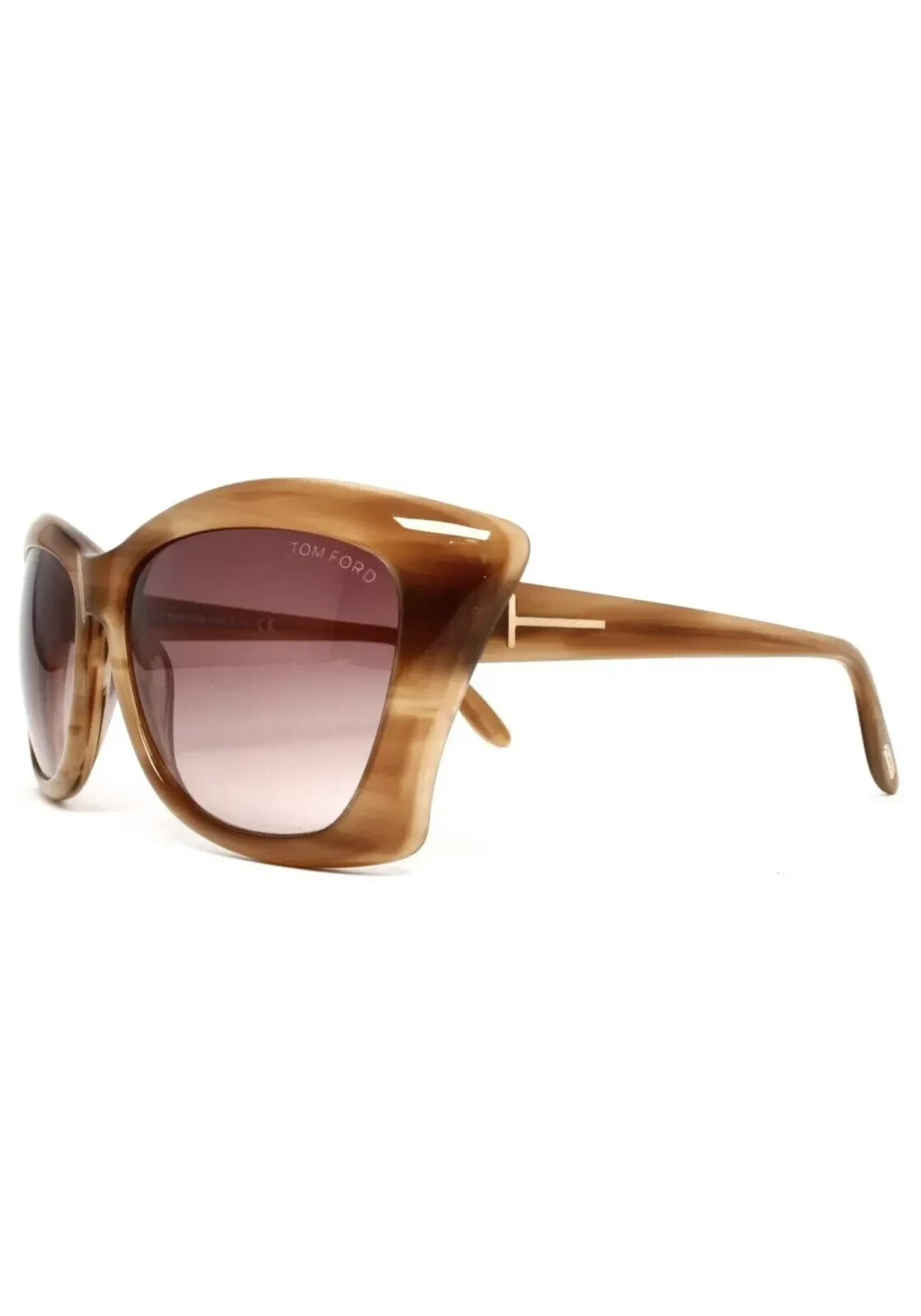 Tom Ford Lana Sunglasses TF280 47F Marble Brown Gradient Violet lens 59-16-135