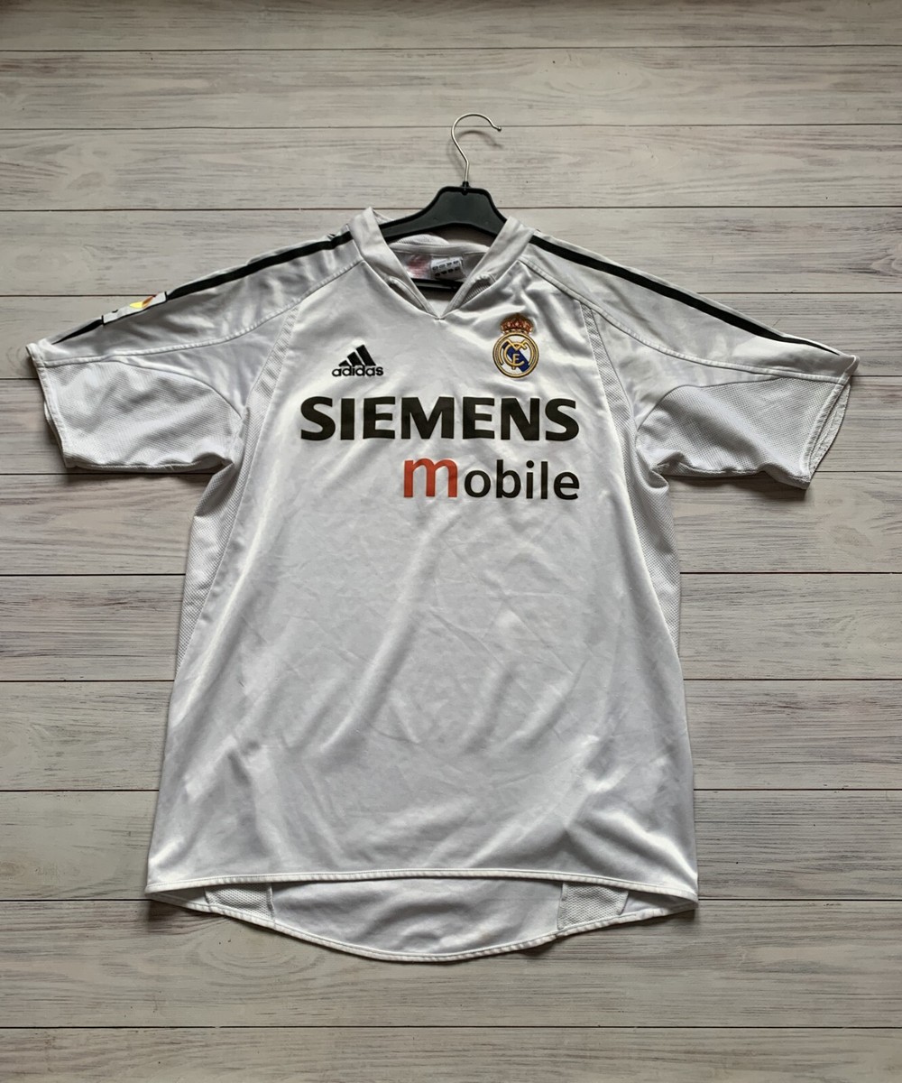 Real Madrid 2004 - 2005 Home football shirt jersey Adidas Size