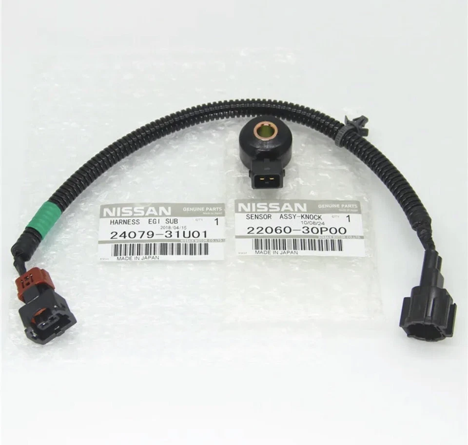 Sensor de golpe y arnés originales OEM para Nissan Máxima 300SX 240SX Foto 4 de 4