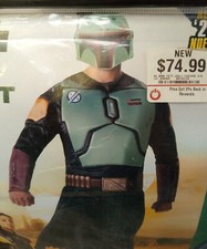 Star Wars Adult Book of Boba Fett Dress Up Play Costume Size SD 32-34 Jazwares