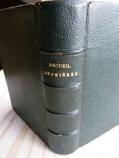 RECUEIL DE PRIERES COMTESSE DE FLAVIGNY MAME 1874  MISSEL RELIURE MAROQUIN