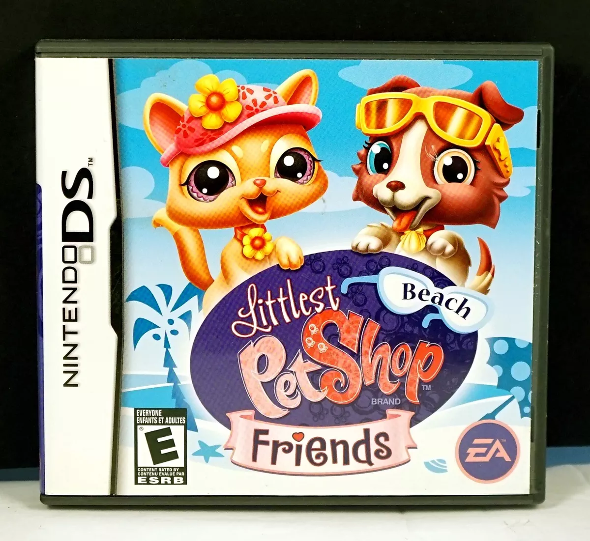 Littlest Pet Shop Friends Beach Nintendo DS Video Game With Manual