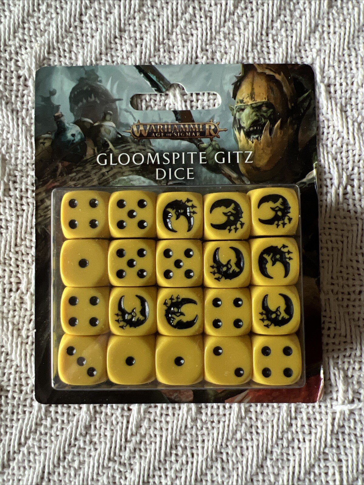 Age of Sigmar: Gloomspite Gitz Dice Set (89-77)