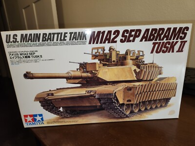 NIOB TAMIYA 1/35 No.326 US MAIN BATTLE TANK M1A2 SEP ABRAMS TUSK II kit 35326