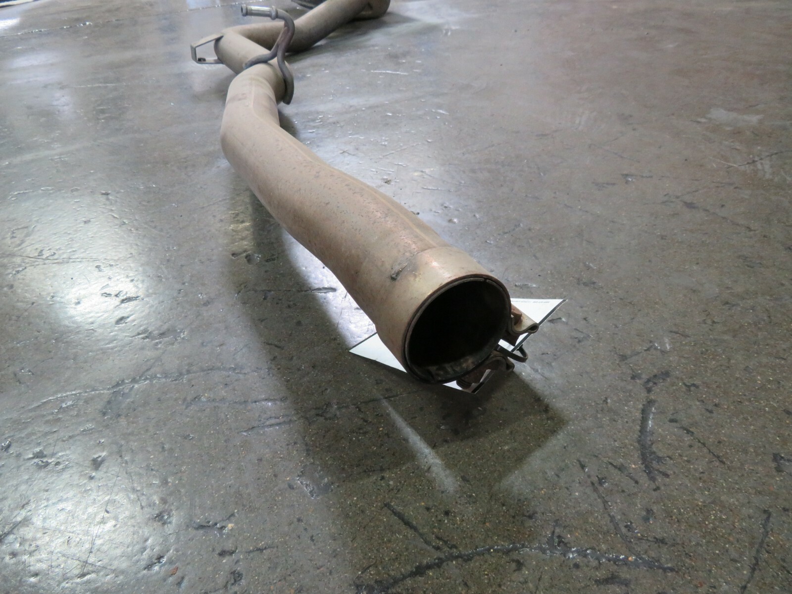 Maserati Quattroporte, LH, Left, Muffler, Used, Dented Tip, P/N 670030851