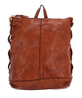 CAMPOMAGGI Backpack Rucksack Rucksack Cognac terracotta