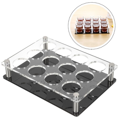 Bar Supplies Drinking Cup Holder Liquor Serving Tray Whiskey Shot