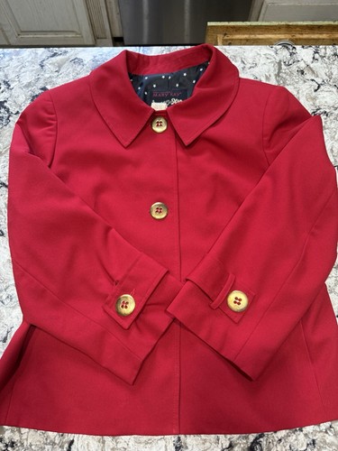 Women’s Vintage Mary Kay Star Red Blazer Lined Size Large