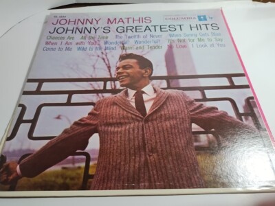 Johnny Mathis 1962 Johnny's Greatest Hits Vinyl LP Record Columbia CS 8634